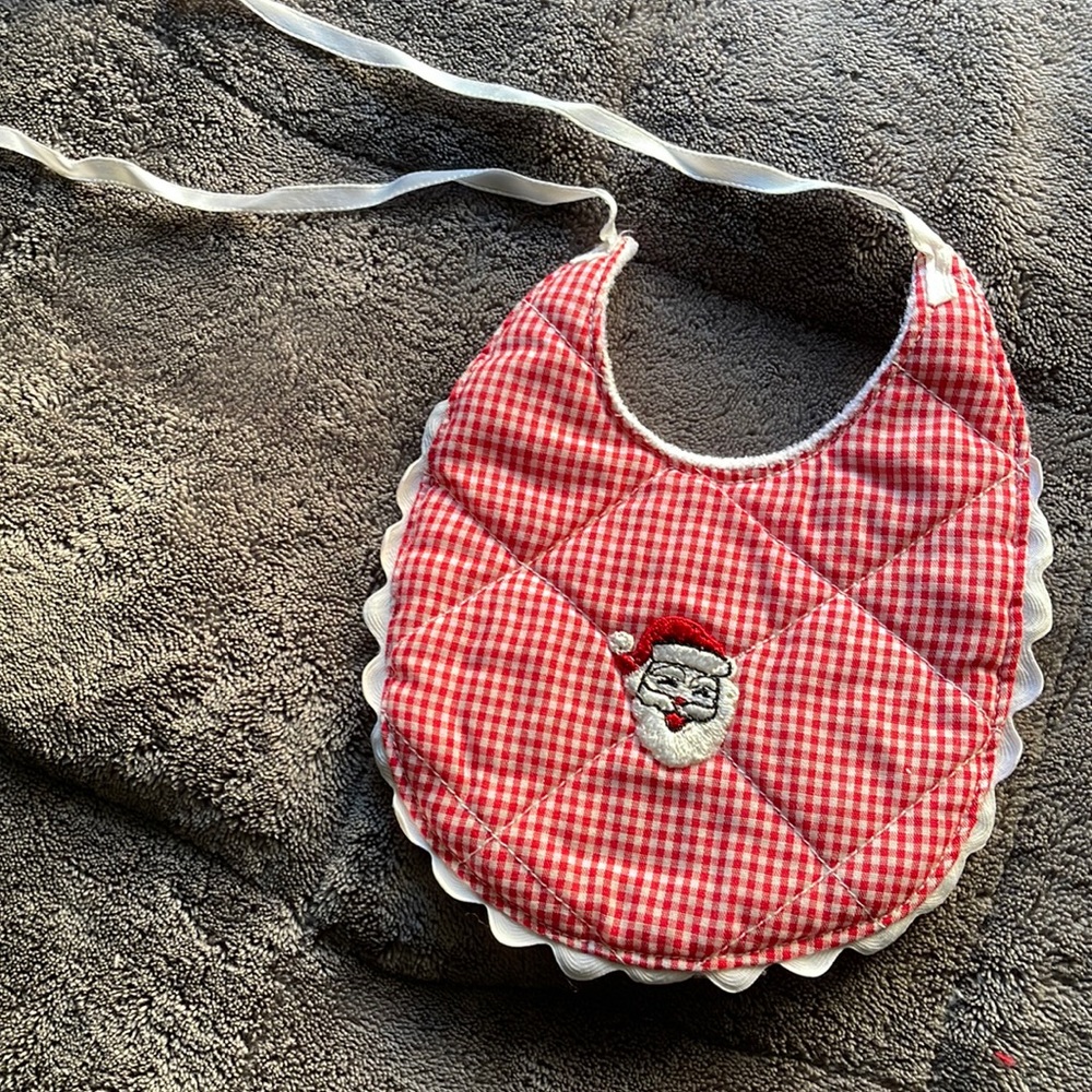 🎄Vintage Santa bib🎄